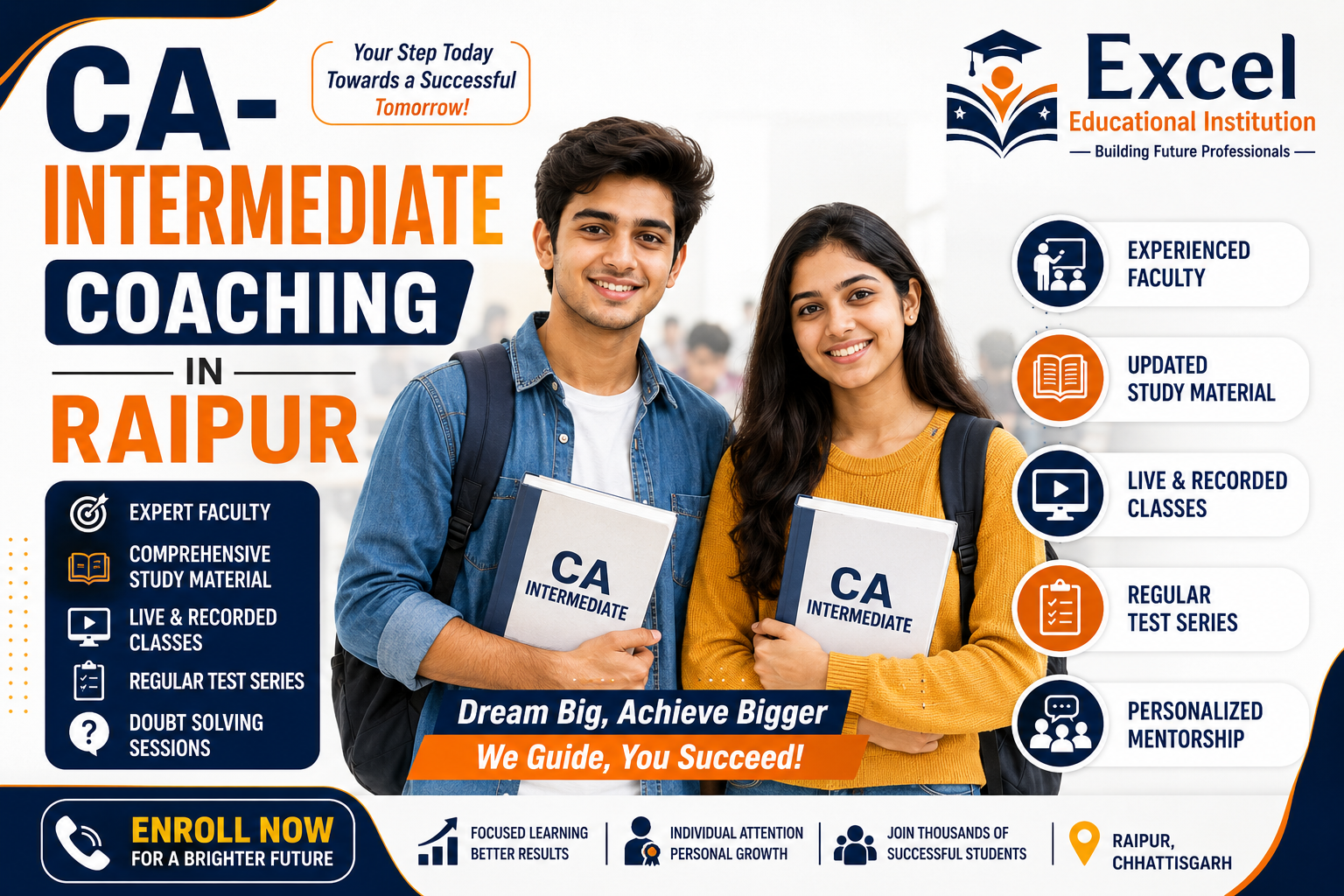 Best CA Intermediate Coaching in Raipur